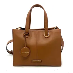 コールハーン ハンド ショルダーバッグ 革 茶 フォーマル FZ189