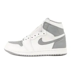 新品 NIKE ナイキ サイズ:25.0cm AIR JORDAN 1 RETRO HIGH OG STEALTH (555088-037) エアジョーダン1 レトロ ハイ ステルス ホワイト US7 ハイカット スニーカー シューズ 靴【メンズ】
