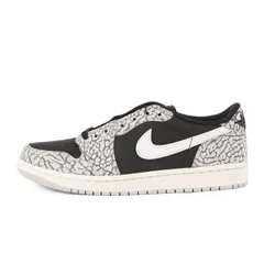 NIKE ナイキ サイズ:25.5cm AIR JORDAN 1 RETRO LOW OG BLACK CEMENT (CZ0790-001) エアジョーダン1 レトロ ロー セメント エレファント ブラック モスリン US7.5 ローカット スニーカー