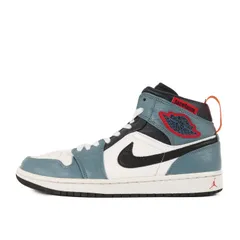 FACETASM ファセッタズム サイズ:27.0cm NIKE AIR JORDAN 1 MID SE FEARLESS (CU2802-100) ナイキ エア ジョーダン1 ミッド ホワイト ブラック セレスチアルティールUS9 スニーカーのサムネイル