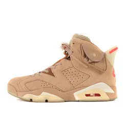 美品 NIKE ナイキ サイズ:25.5cm TRAVIS SCOTT AIR JORDAN 6 RETRO SP BRITISH KHAKI (DH0690-200) トラビススコット エアジョーダン6 レトロ ブリティッシュカーキ US7.5