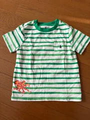 ラルフローレン　グリーンボーダー　Tシャツ　キッズ