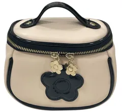 【管理番号-P】マリークワント バニティポーチ 小さめ イヤリング付き