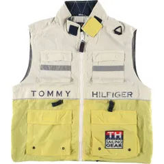古着 90年代~ トミーヒルフィガー TOMMY HILFIGER ナイロンベスト メンズL相当 ヴィンテージ/eaa602027