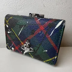 【極美品】ヴィヴィアンウエストウッド　三つ折り財布　がま口　オーブ　マルチカラー