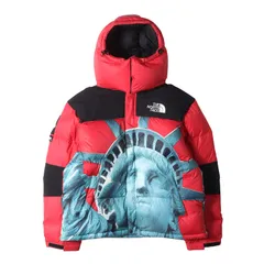 Supreme シュプリーム ジャケット サイズ:M THE NORTH FACE 自由の女神 バルトロ ダウンジャケット (Statue of Liberty Baltoro Jacket) レッド アウター ブルゾン コラボ【メンズ】
