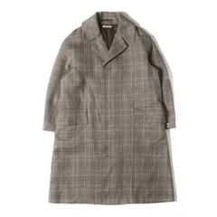 AURALEE オーラリー コート サイズ:3 グレンチェック ステンカラー ロング コート (Double Check Coat A7AC01BN) ブラウン グレー系 日本製 アウター ジャケット 上着【メンズ】のサムネイル