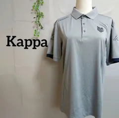 カッパ  Kappa   ゴルフ 半袖 ポロシャツ グレー  ゴルフウェア レディース  L   AA1-38