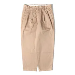 Scye サイ パンツ サイズ:36 24SS サンホアキン コットン テーパード プリーツ トラウザー パンツ (San Joaquin Cotton Tapered Pleated Trousers) ベージュ ボトムス ズボン【メンズ】のサムネイル