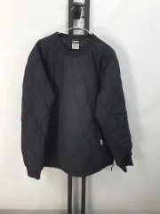 スノーピーク ダウン スウェット キルティング ジャケット ブラック L