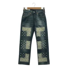 NOMA t.d. / ノーマティーディ | Bandana Embroidery Denim Pants バンダナエンブロイダリー デニムパンツ | M | インディゴ | レディース