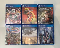 PS4 ソフト まとめ売り (6点)　K1195