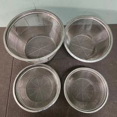 ステンレス製 ざる 7点セット まとめ売り サイズ違い Y1994 - メルカリ