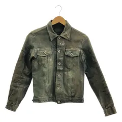 ISAMU KATAYAMA BACKLASH / イサムカタヤマバックラッシュ | ジャパンホースタンニン製品染め / 馬革 ホースレザー トラッカー ジャケット | S(1) | チャコール系 | メンズ