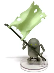 【中古】トレーディングフィギュア 基本型(旗) 機械生命体 コレクションフィギュア 「一番くじ NieR：Automata Ver1.1a -人類に栄光あれ-」 I賞