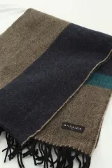 (F) クリッジア マフラー チェック イタリー 高級 暖かい-266C