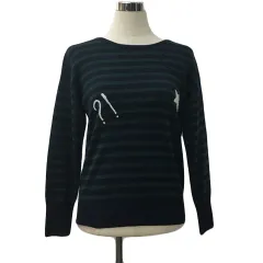 最終値下げ　新品　23AW Cygne シーニュ ボーダー 長袖 S相当 値下げ 新品 23AW Cygne シーニュ ボーダートップス 長袖 S相当