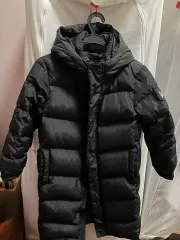 BENETTON ベネトン ブラック ダウンジャケット ロング丈