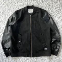 状態良 BAYFLOW スエード スタジャン ブラック 古着 ジャケット  黒 4461