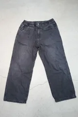 正規 XLARGE エクストラ ラージ BLEACH EASY DENIM PANTS ブリーチ イージー デニム パンツ 101243031015 黒 ブラック XL 本物 1019P★2