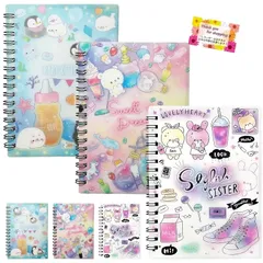 【シールを貼ってコレクションしよう！】 シールコレクションノート ドリーム PP加工中紙24ページ付き サイズ約15×11.2cm 3柄ランダム 【2個セット】 1