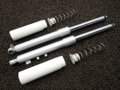 K125 フロントフォーク カバー □U553！K125 スズキ 【 K125 】 キャブ車 動画有