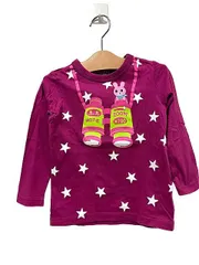 【中古】HOTBISCUITS　ホットビスケッツ　キッズ　Tシャツ　ベリーピンク　110センチ　女の子＿S19＿セルモアから出品＿s-0434-r19