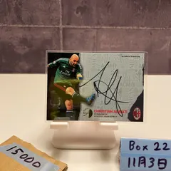 2014-15 Christian Abbiati 47/50 直筆サインカード AC Milan  カード