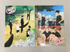 アニメグッズ ハイキュー!! 春夏秋冬シリーズ 春夏A クリアファイルセット 2枚組 TBS・MBS限定 未使用 2512LT066