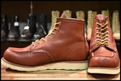 【9D 良品 14年】レッドウィング 9106 アイリッシュセッター 赤茶 レッドブラウン モックトゥ 編み上げ 8875 ブーツ redwing HOPESMORE【FK430】