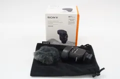 C091716)SONY ソニー ショットガンマイクロフォン ECM-M1 ブラック　美品