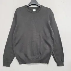ザラ チャコール ラウンドネック ニット メンズ105 ㅡ1101