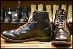 9D 良品 12年】レッドウィング 9070 アイリッシュセッター 黒 ブラック