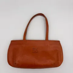 ▪️IL BISONTE イルビゾンテ レザートート 本革 ロゴ刻印 キャメル MADE IN ITALY