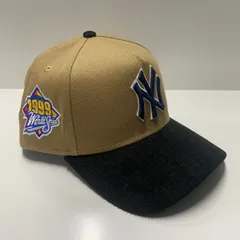 海外限定 Newera ニューエラ 9Forty Aフレーム NY Yankees ヤンキース 1999WS コーデュロイ キャップ (940-285)