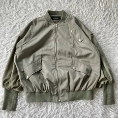 状態良 JEANASIS デザインブルゾン ジーナシス ジャケット 古着 フリーサイズ 4426