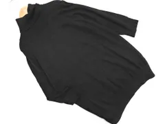 ZARA ザラ 五分袖 タートルネック ニット セーター sizeM/黒 ◇■ レディース