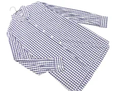 Sans limite サンリミット ギンガムチェック シャツ size0/白ｘ紺 ■◇ メンズ