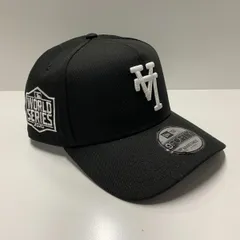 海外限定 Newera ニューエラ 9Forty Aフレーム LA Dodgers ドジャース Upside Down 2020WS 黒 キャップ (940-289)