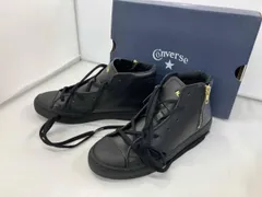 CONVERSE コンバース ALL STAR COUPE LEATHER Z MID ハイカット スニーカー ブラック 24cm 箱有 美品