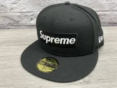 Supreme キャップ MLB Teams Box Logo NewEra 表記サイズ60.6cm ブラック 