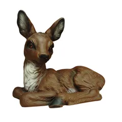 X12061 置き物 動物 鹿 小鹿 うつぶせ オブジェ バンビ 庭 屋外 インテリア ガーデニング プレゼント ギフト ガーデンオーナメント アニマル 雑貨 バルコニー