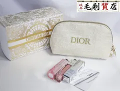 【未使用】Dior ディオール ホリデー オファー 2024 クリスマスコフレ ポーチ リップ マキシマイザー 3点セット【おまけ付き】美品