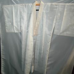 29 [역 있음] 나가 쇼카 마사 비단 기모노 사사 소나무 구름 연대물 골동품 Vintage 화장 기모노 유카타 일본옷 골동 리메이크 쇼와 레트로 여성 의류 1 점 물건 JAPAN 일본 직물 일본식 일본 옷 유키 마츠리