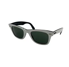Ray-Ban レイバン WAYFARER ウェイファーラー サングラス RB2140 956 サイズ50 ホワイト/ブラック 中古 D4