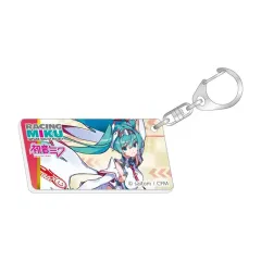 【中古】キーホルダー 初音ミク レーシングVer.SPA 2025応援Ver. ナンバープレート風キーホルダー vol.2 「初音ミク GTプロジェクト」
