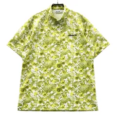 サイズ：O ADIDAS GOLF アディダスゴルフ N65859 半袖ポロシャツ ボタンダウン 総柄 グリーン系 [240101551404] ゴルフウェア メンズ ストスト