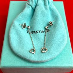 ☆新品未使用☆希少☆Tiffanyマルチハート♡ドロップ Sv&K18ピアス