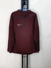 ナイキ ハーフジップ サーミフィットADV シールド ドリルトップ ウィンターウォリアー バーガンディ L