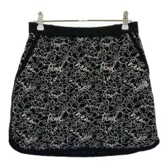 サイズ：M BLACK&WHITE ブラックアンドホワイト 2023年モデル スカート 総柄 ブラック系 [240101586968] ゴルフウェア レディース ストスト